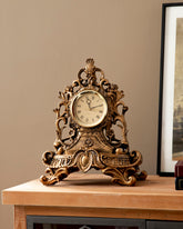 Rhodes Rustic Brown Mantle Clock 