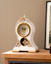 Ivory Elegance Pendulum Clock 