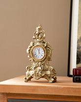 Classic Gold Victorian Table Top Clock 