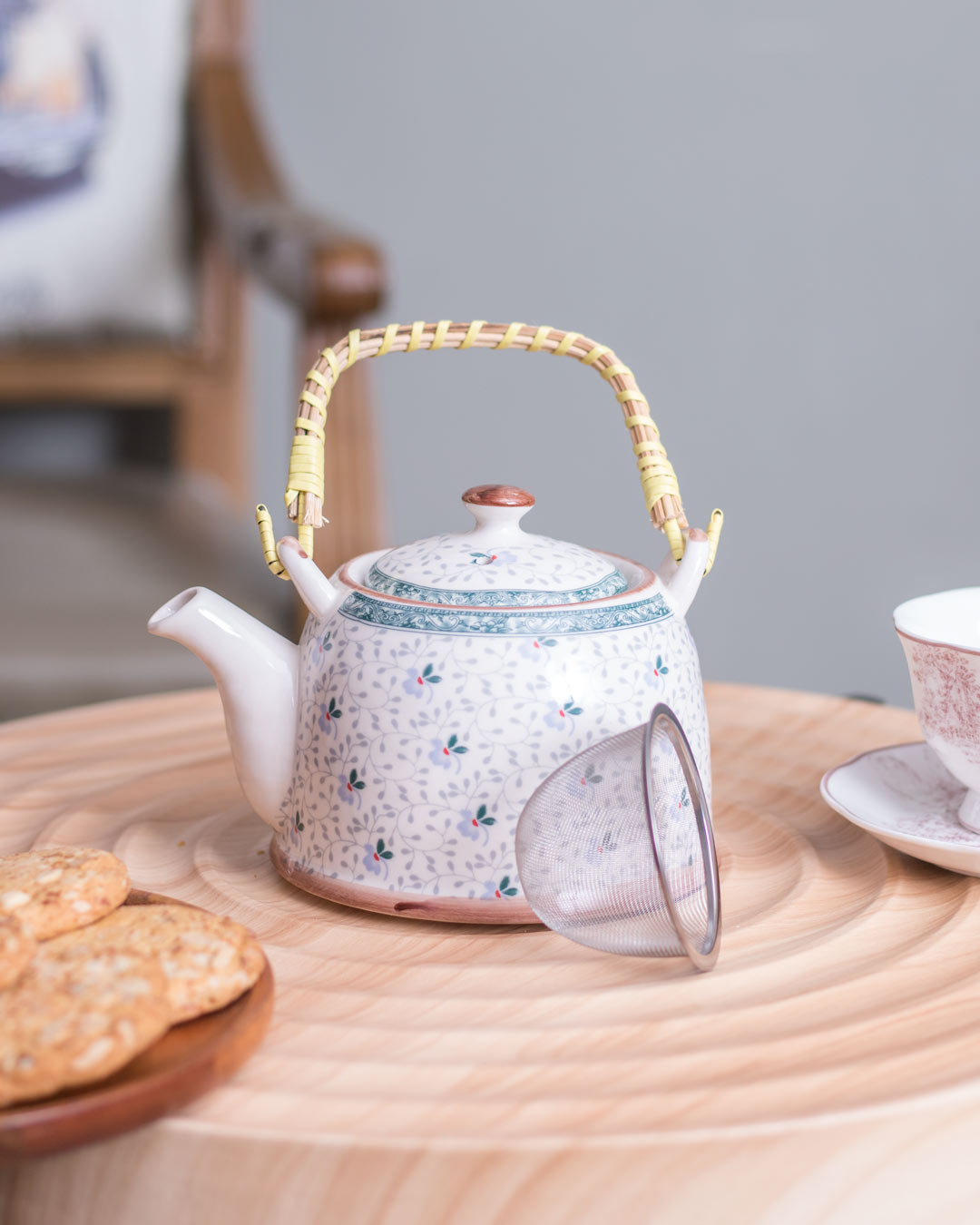'Clayre & Eef' Ceramic Tea Kettle - The Decor Kart