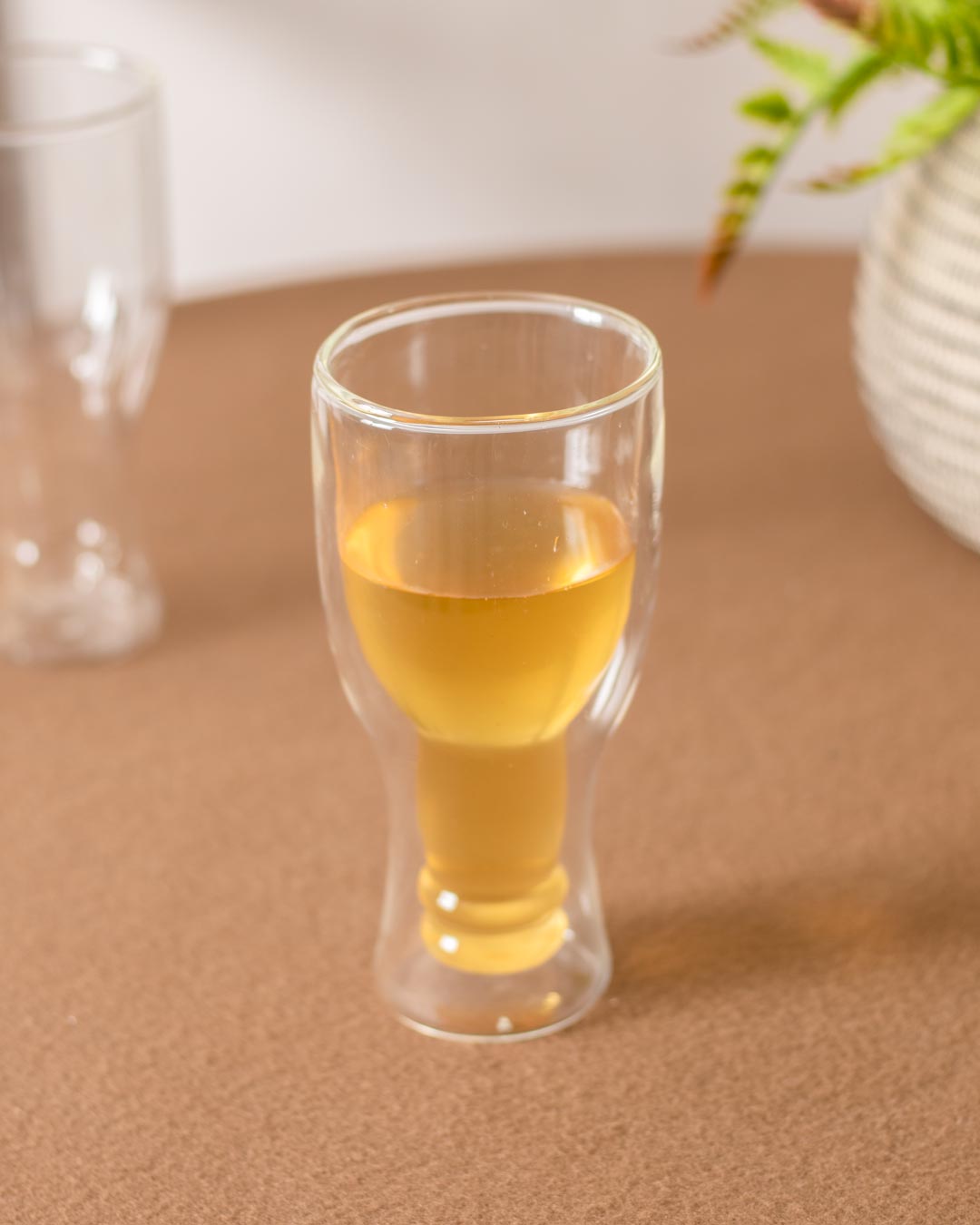 Double-Walled Longneck Drinking Glass - The Decor Kart