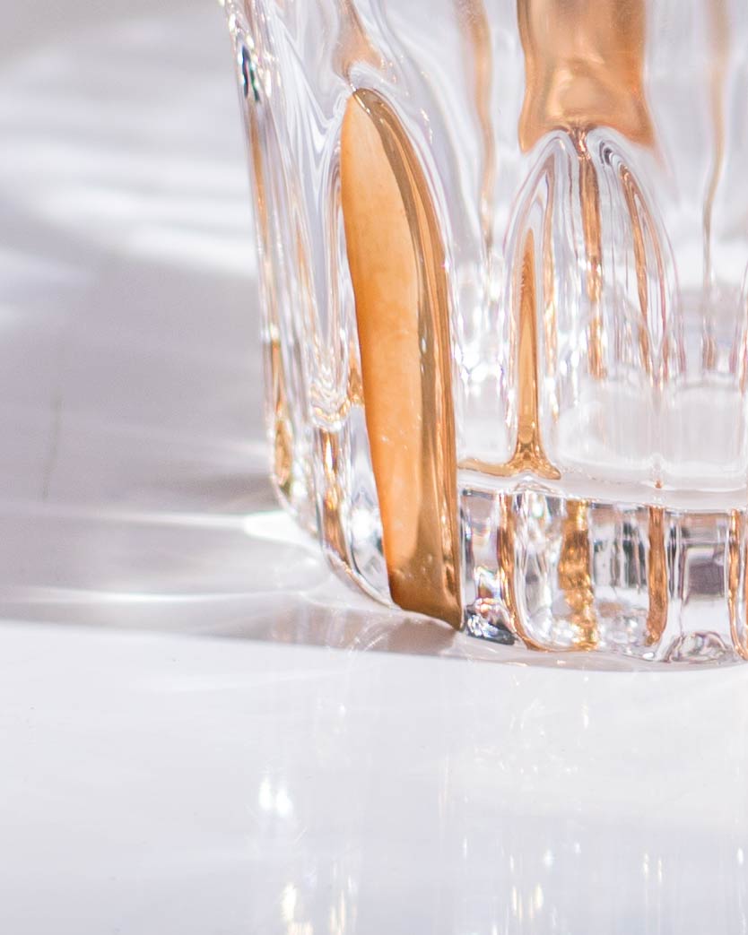 Vintage Crystal Whiskey Glass - Set Of 6