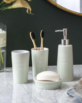 Pastel Perfection 4-Piece Bath Set - Green 