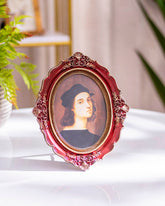 Edith - Victorian Photo Frame - Red
