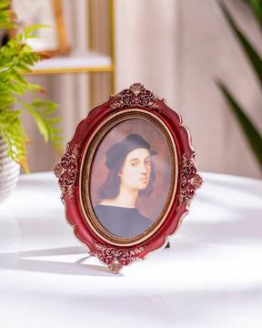 Edith - Victorian Photo Frame - Red