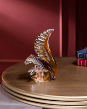 Golden Acorn Decorative Squirrel Figurine