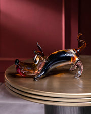 'Amber Pup' Decorative Dog Figurine
