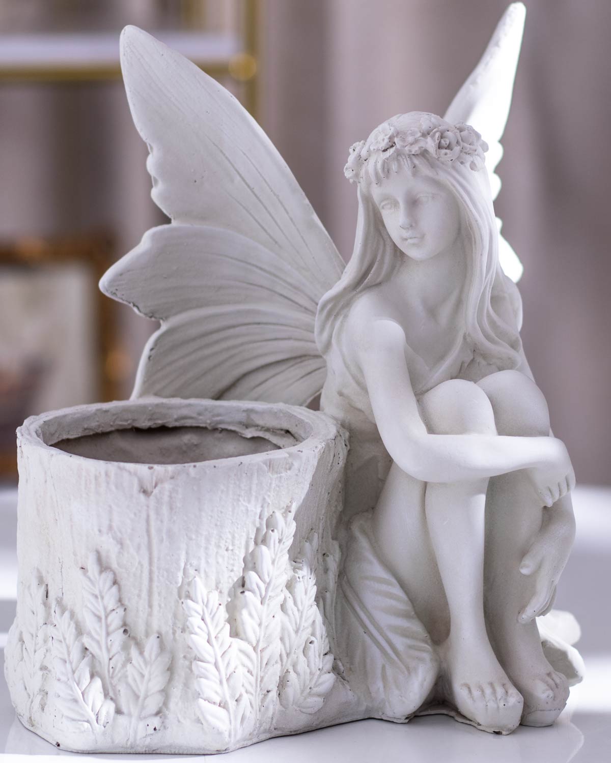Adorable Angel Cherub Planter Urn