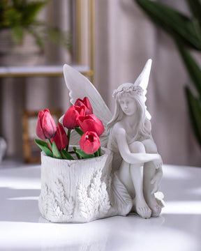 Adorable Angel Cherub Planter Urn