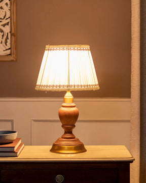 Vintage Wooden Table Lamp