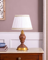 Vintage Wooden Table Lamp