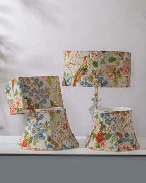 Floral Square Cotton Rectangle Lamp Shade