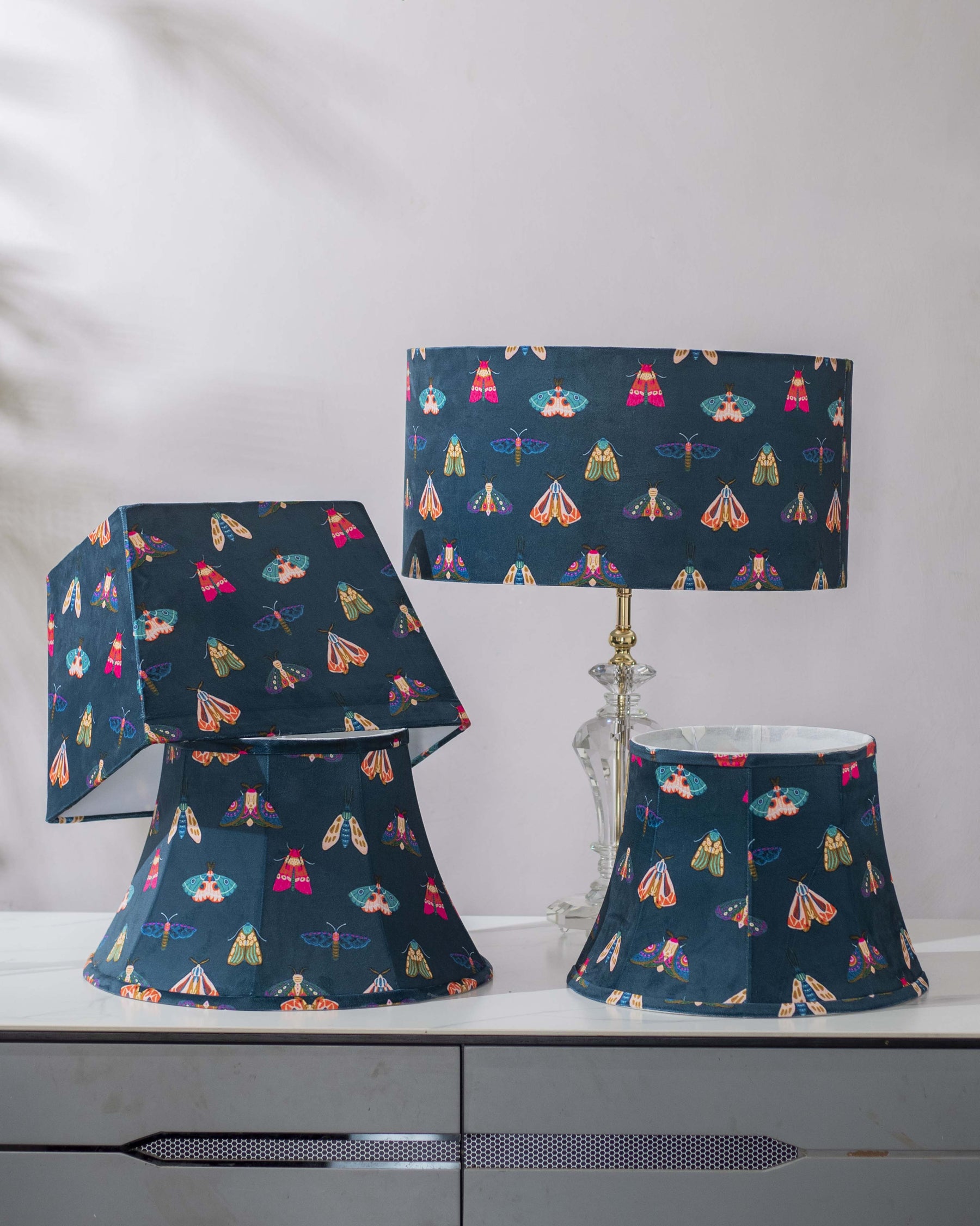 Butterfly Cotton Empire Lamp Shade- Small