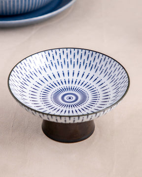 Blue & White Fruit Bowl / Nut Bowl - The Decor Kart 