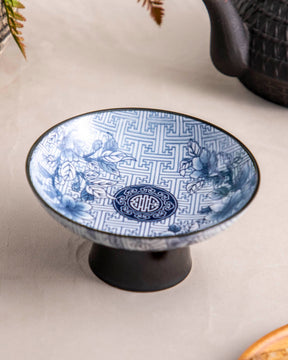 Blue & White Fruit Bowl / Nut Bowl - The Decor Kart 