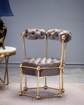 Barrel Luxe Armchair - Mocha Brown