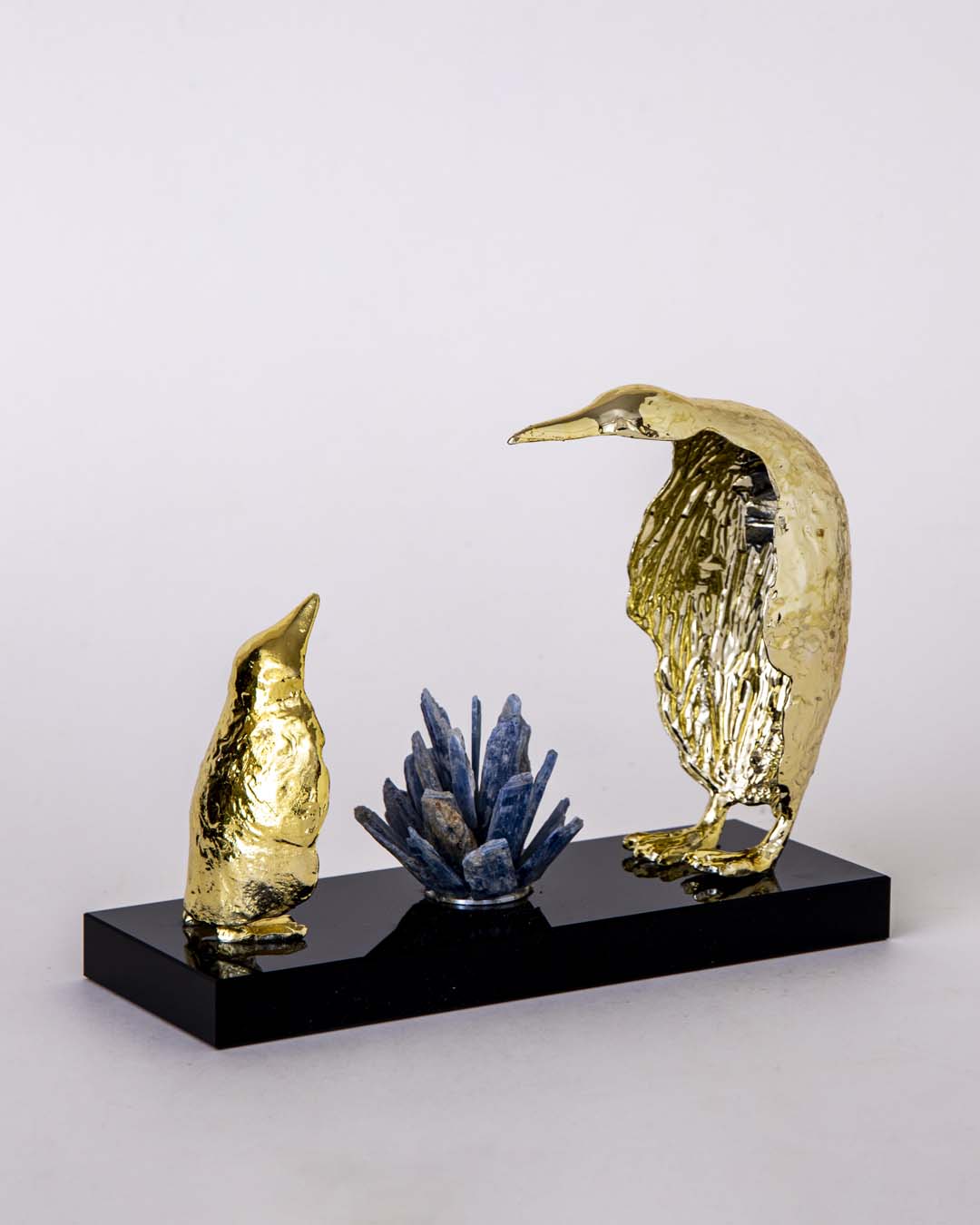 Golden Decorative Penguin Figurine
