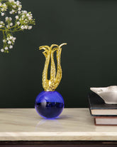Blue Crystal Ornaments Octopus Figurine - Small 