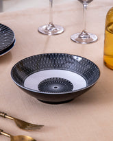 Palace Melamine Serving Bowl - Black 