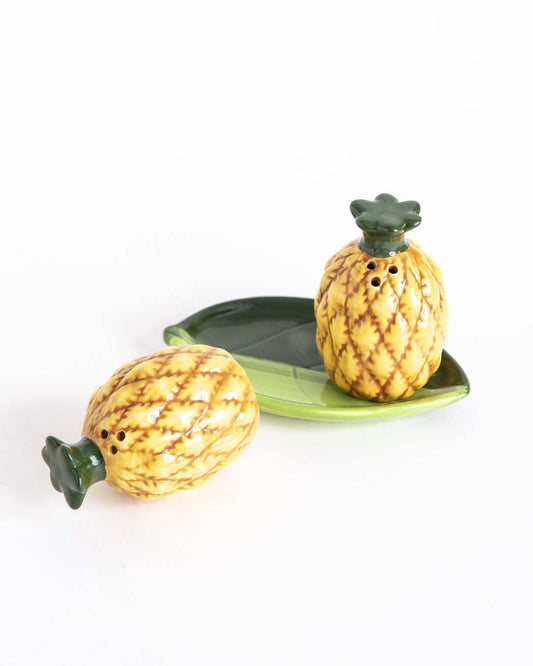Pineapple Salt & Pepper Shaker Set - Yellow