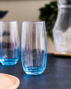 Curve Clear Beer Glass - Set of 6