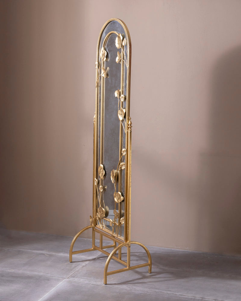 Gilded Garden Standing Mirror 