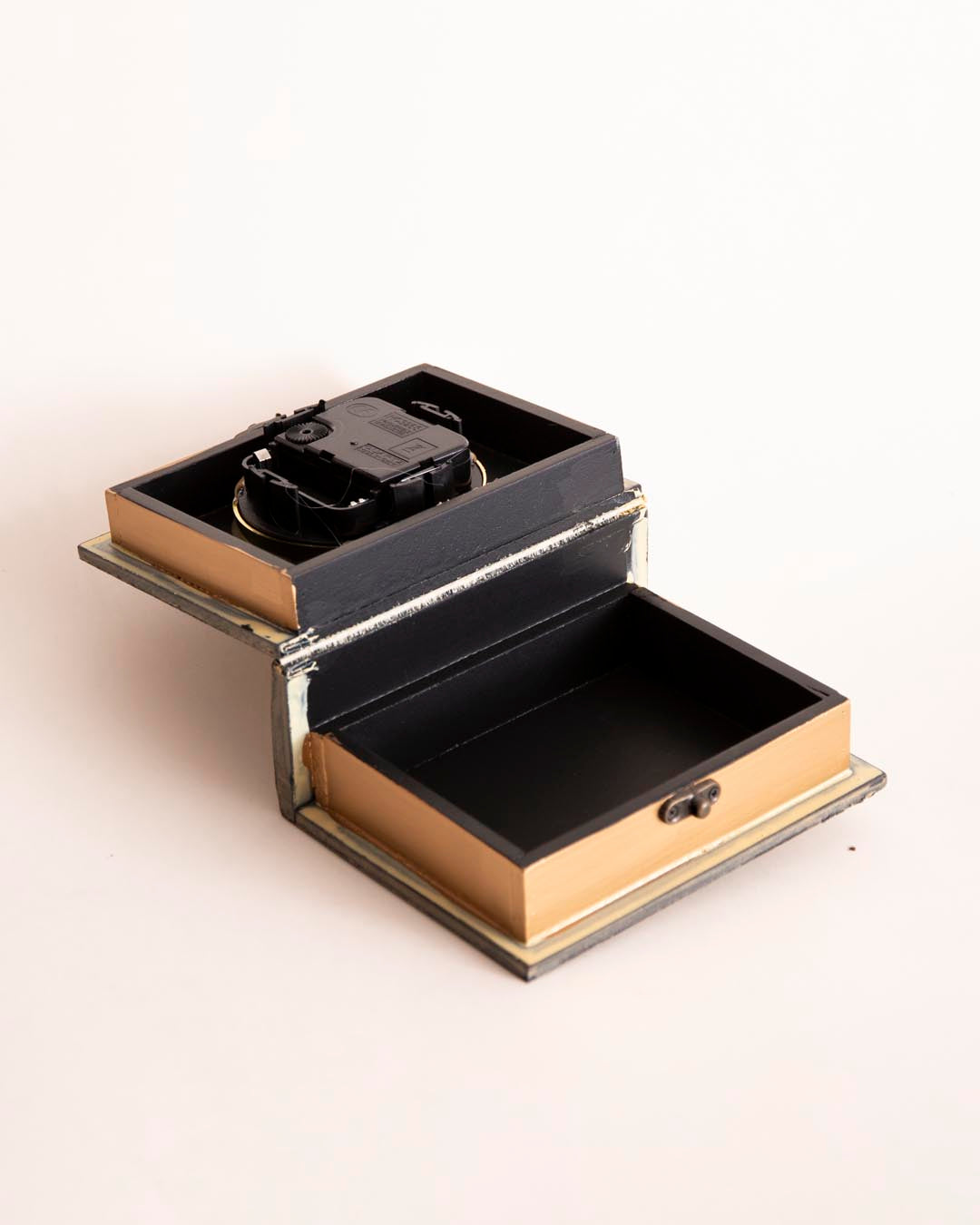 Vintage Map Book Clock 