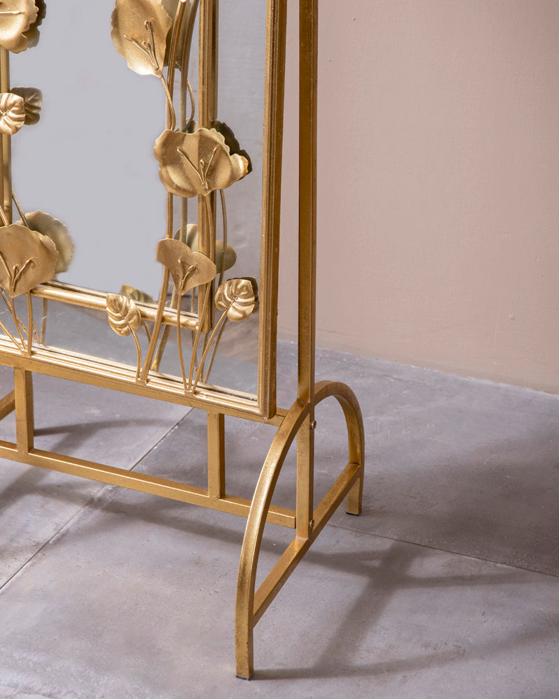 Gilded Garden Standing Mirror 