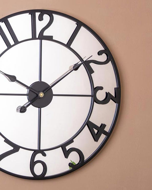 Lindsay Mirrored Wall Clock