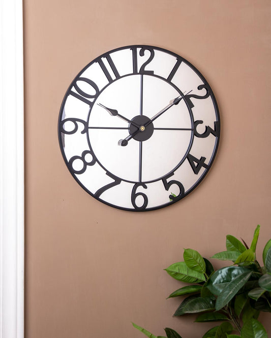 Lindsay Mirrored Wall Clock