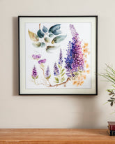 Lavender Cascades: Wisteria's Floral Grace 