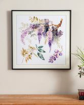 Lavender Cascades: Wisteria's Floral Grace 