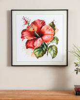 Crimson Splendor: Red Hibiscus Elegance 