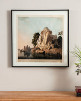 Fakir'S Rock On The River Ganges Near Sultanganj Bihar 