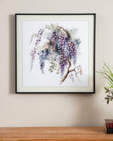 Lavender Cascades: Wisteria's Floral Grace 