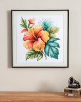 Crimson Splendor: Red Hibiscus Elegance 