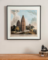 Hindu Temples At Bindraban On The River Jumna India 