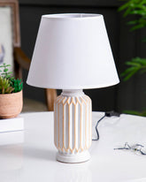 Adainville Table Lamp - White