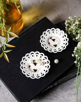 Pyramid Lace Edge Catchall - Set of 2 