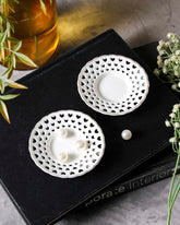 Heart Lace Edge Catchall - Set of 2 