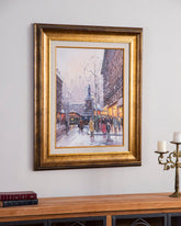 'Chicago' Handmade Oil Painting - 28x32 Inch 