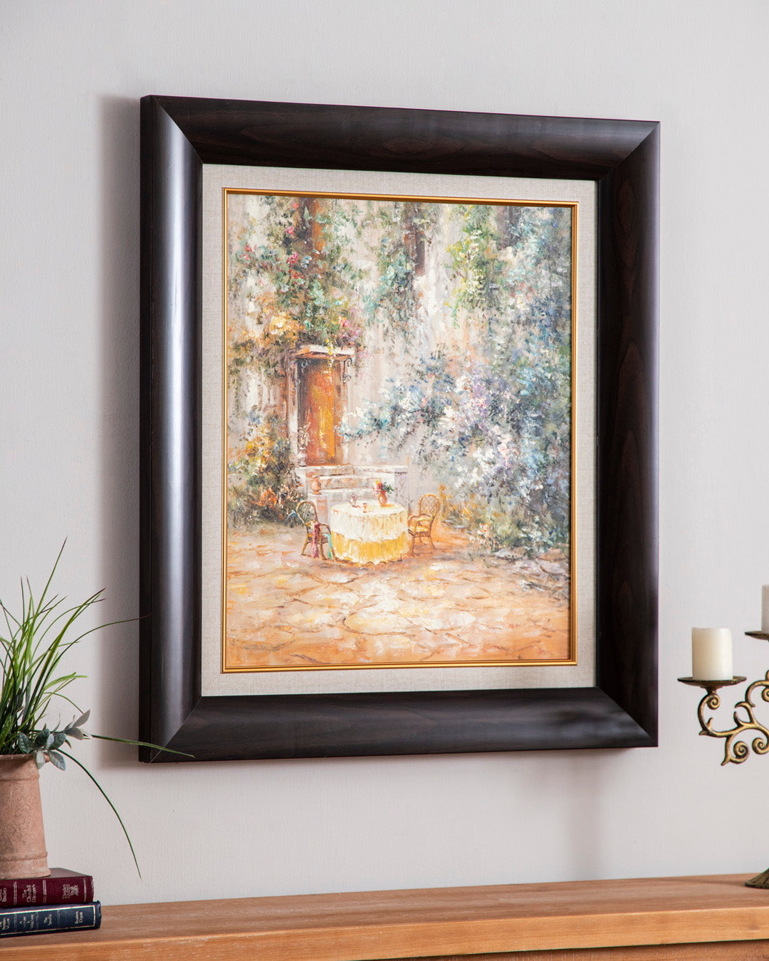 'Outside' Hand made Oil Painting - 28x32 Inch 