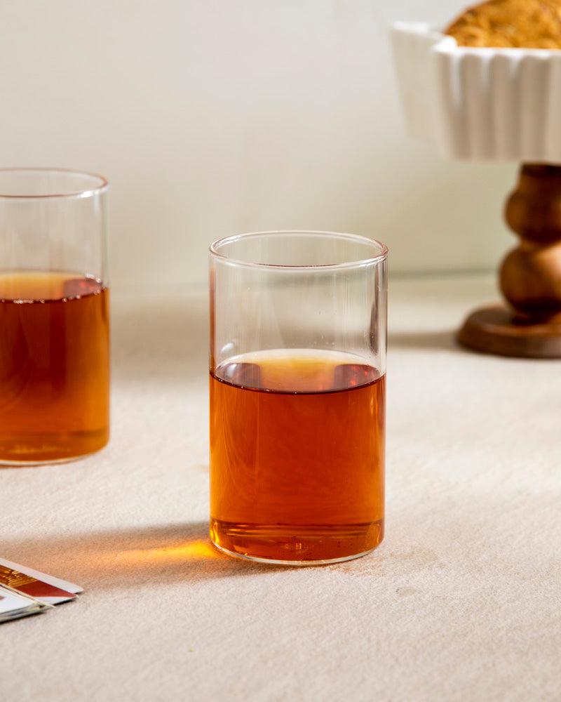 Transparent High Quality Borosilicate Glass – Set of 6 