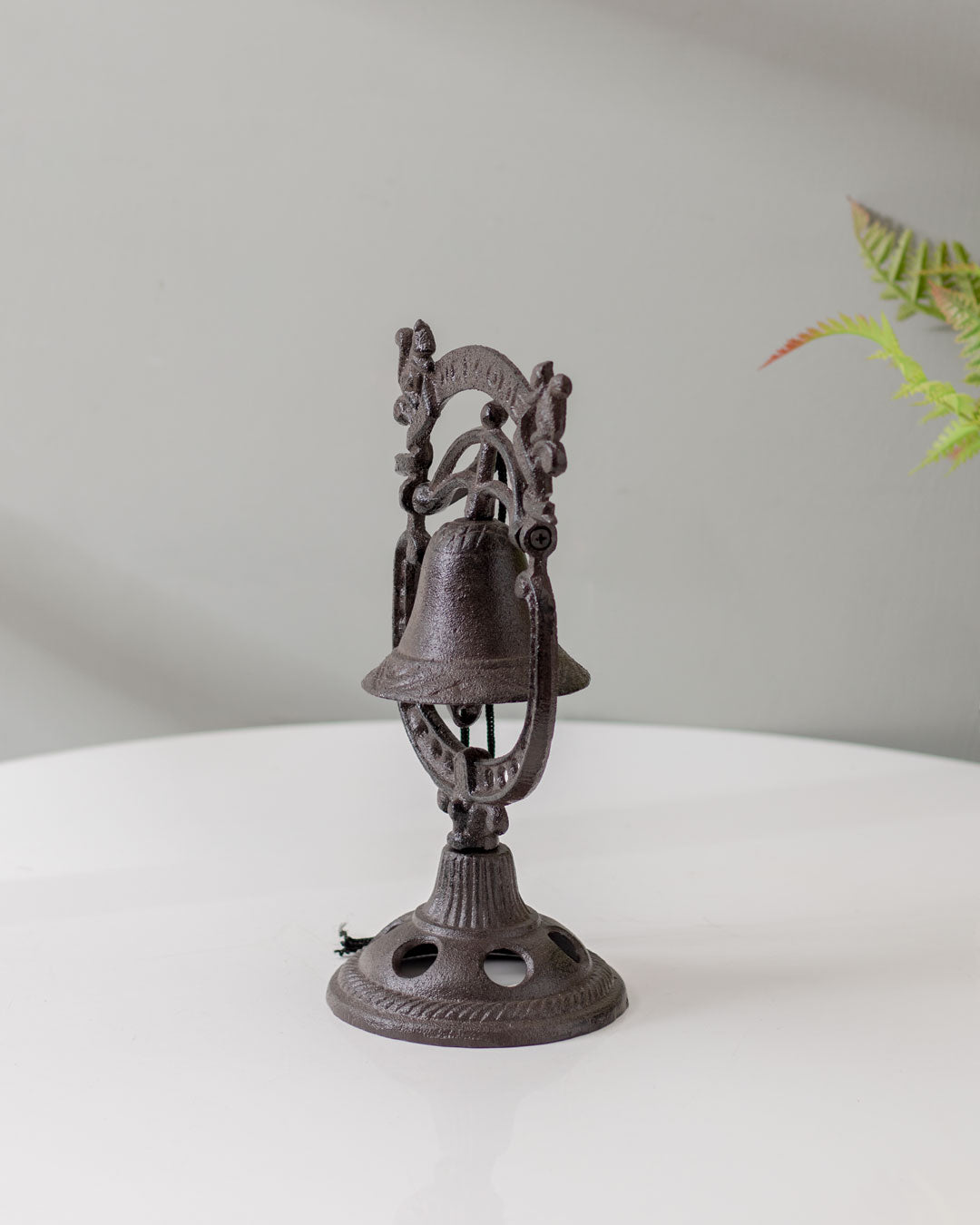 The Entryway - Rustic Cast Iron Desk Bell - The Decor Kart 