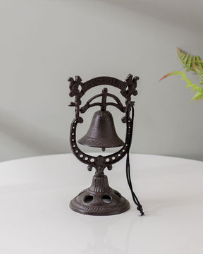 The Entryway - Rustic Cast Iron Desk Bell - The Decor Kart 