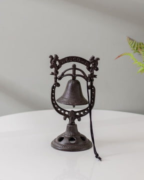 The Entryway - Rustic Cast Iron Desk Bell - The Decor Kart 