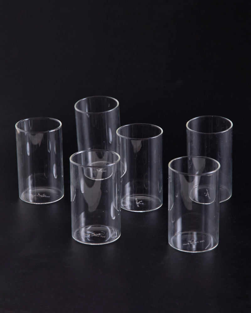 Transparent High Quality Borosilicate Glass – Set of 6 