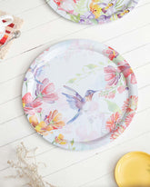 'Hummingbird' Round Serving Tray- set of 2 - The Decor Kart 