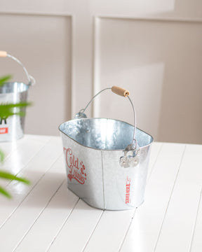 'Cold Drinks' Beer Bucket - Set of 2 - The Decor Kart 