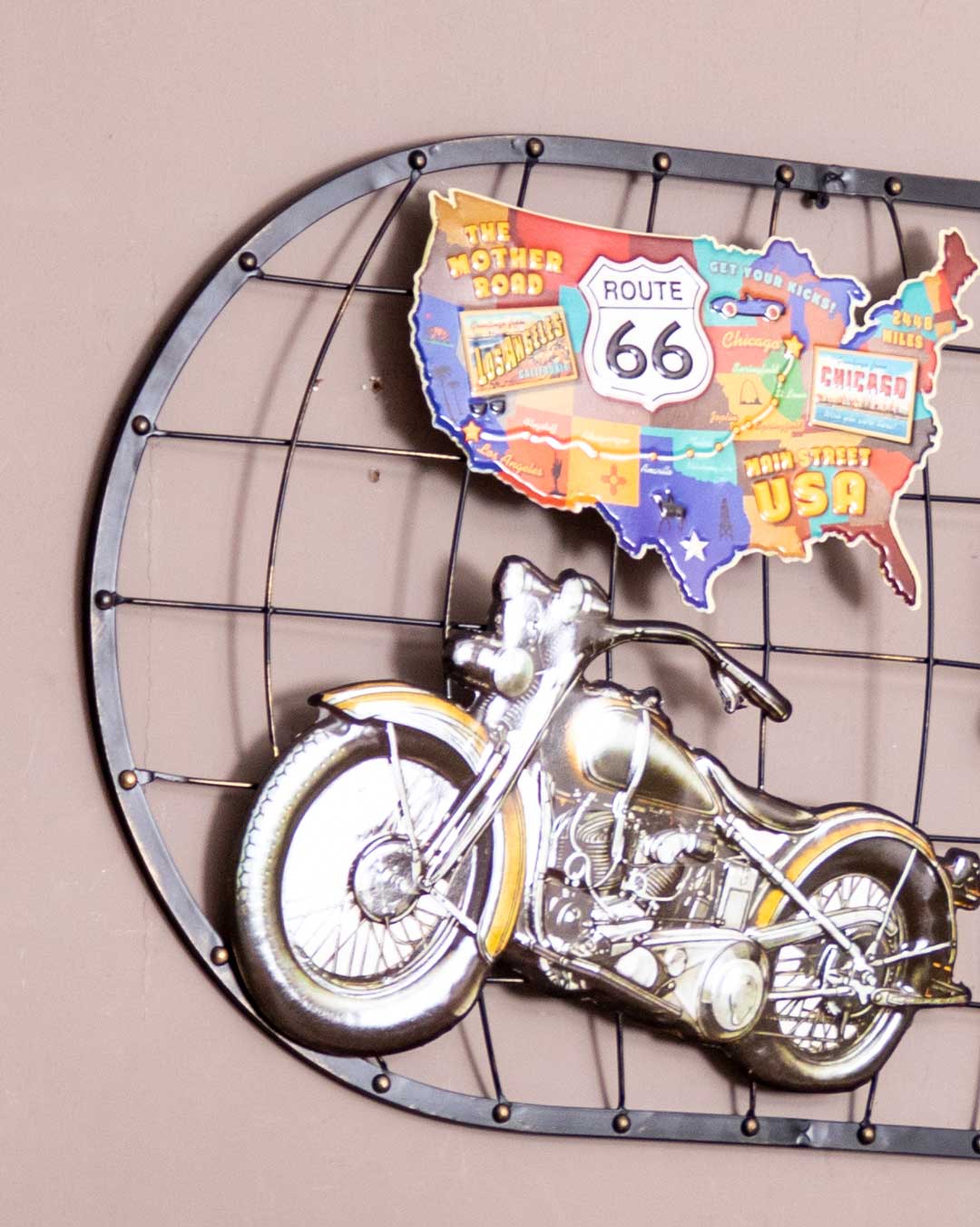 American Wall Hanging Decorative Tinplate - The Decor Kart